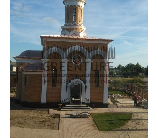 Озеленение храма св. Владимира - фото - 1